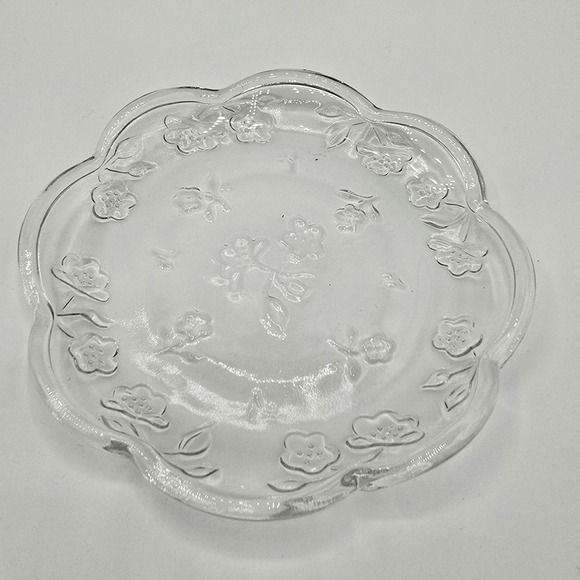 Vintage Anchor Hocking Savannah Clear 6" Bread & Butter Plate - Picture 5 of 7